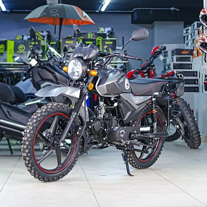 Мопед ROCKOT ALPHA OFFROAD M-12 (серый металлик)